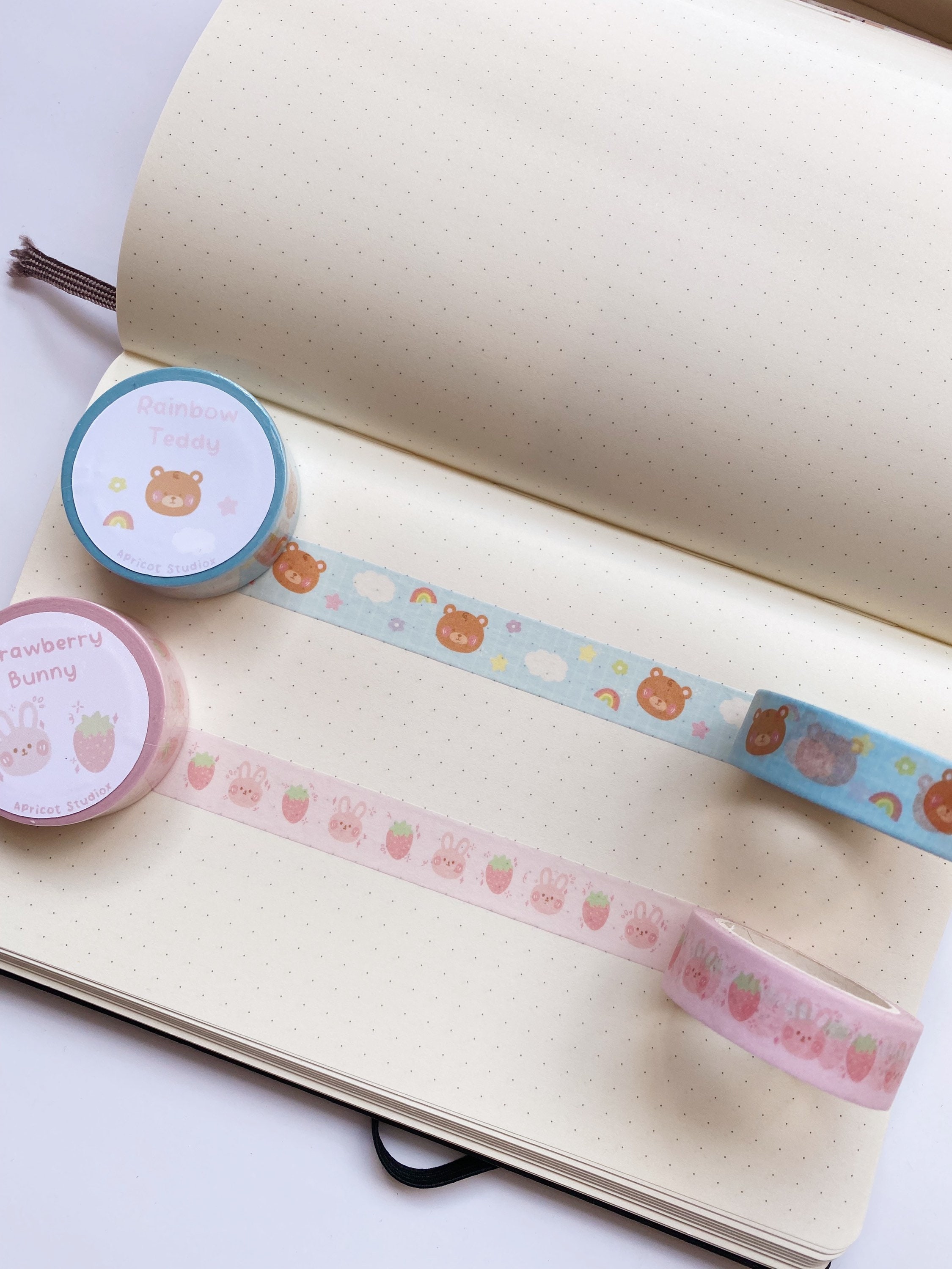 Kawaii washi tape 15mmx10m// Kawaii cute/planner and decoration tape …