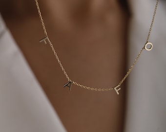 FAFO Necklace, Fafo Initial Necklace, Gold Vote Choker, Letter Necklace, Letter Name Necklace, Initial Necklace, Mother's Day Gift