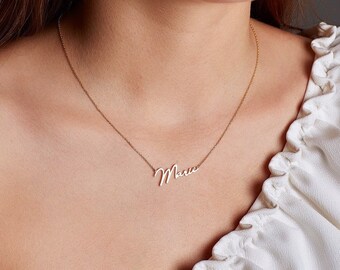 Dainty Name Necklace Personalized Name 