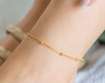 Gold Chain Anklet , Anklet for Women, Anklet Bracelet , Silver Anklet , Beach Anklet Jewelry  Dainty Anklet , Gift For Girlfriend