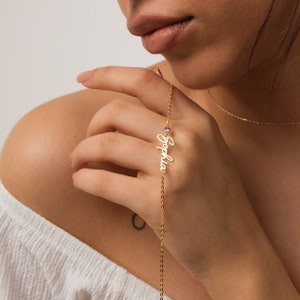 Personalized Birthstone Bracelet, Heart Name Bracelet With BirthStone, Gift for Her, Dainty Name Bracelet, Personalized Gift image 2