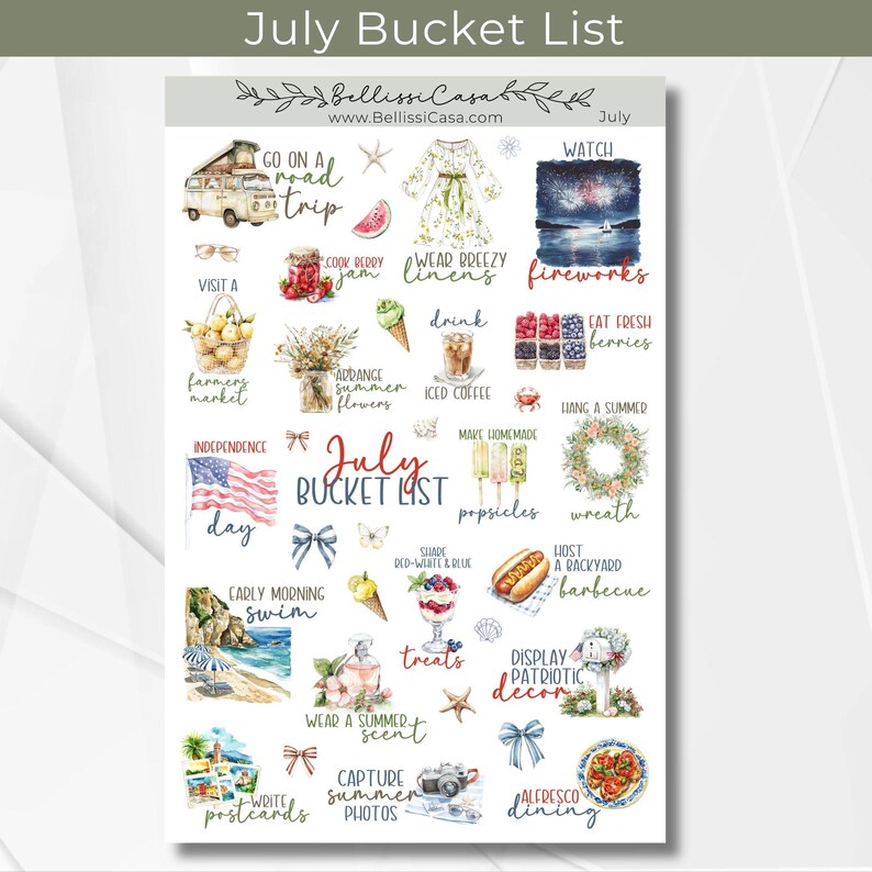 October Fall Bucket List Sticker Sheet, Seasonal Planner Sticker, Watercolor Calendar Planner Journaling Sticker Page for Bullet Journal 128 image 10