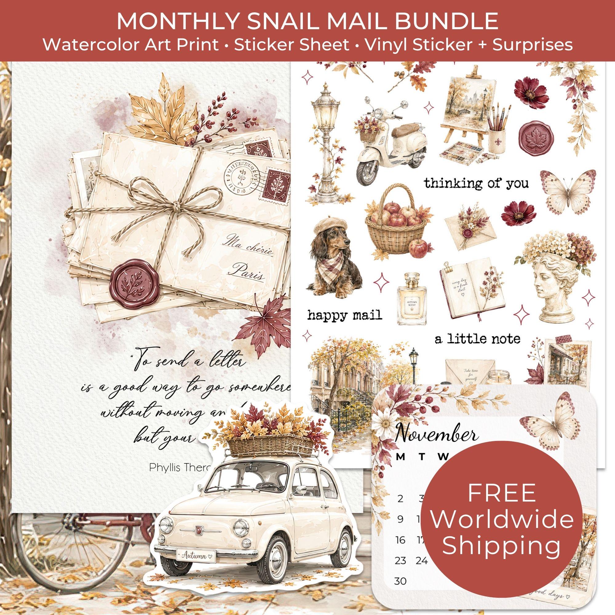 Whimsical Snail Mail - Etsy