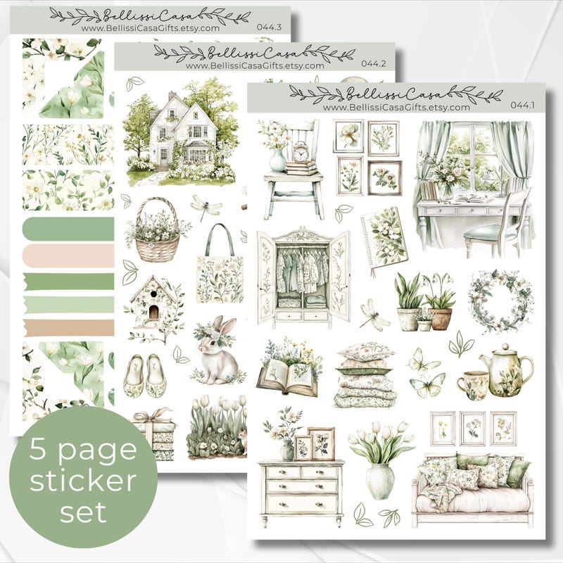 Neutral Stickers - Etsy