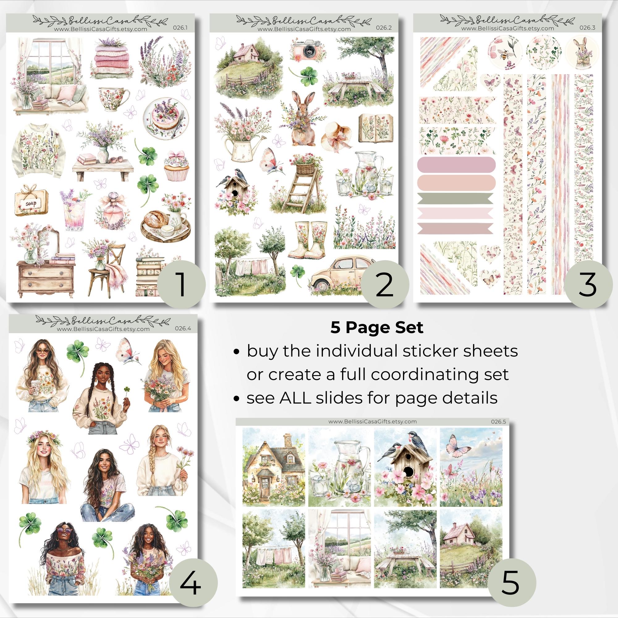 Summer Vibes Planner Stickers
