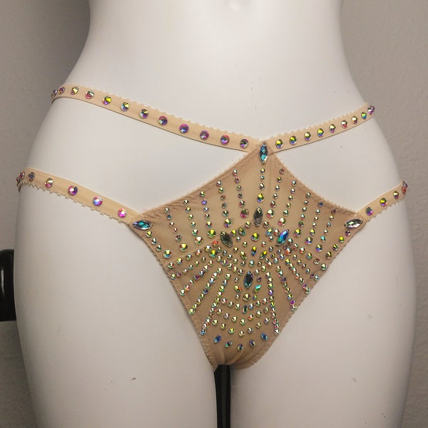 Burlesque Stripper String Slip Patrón de costura Comisión Schnittmuster Inglés Alemán Adecuado para tallas grandes US 4 - 16 EU 34 - 46