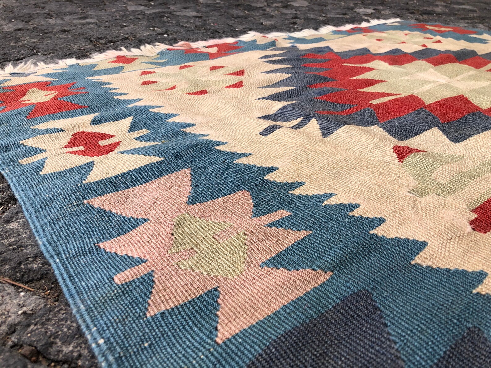 Alfombra Kilim 3.9x5.0 Alfombra turca Alfombras del | Etsy