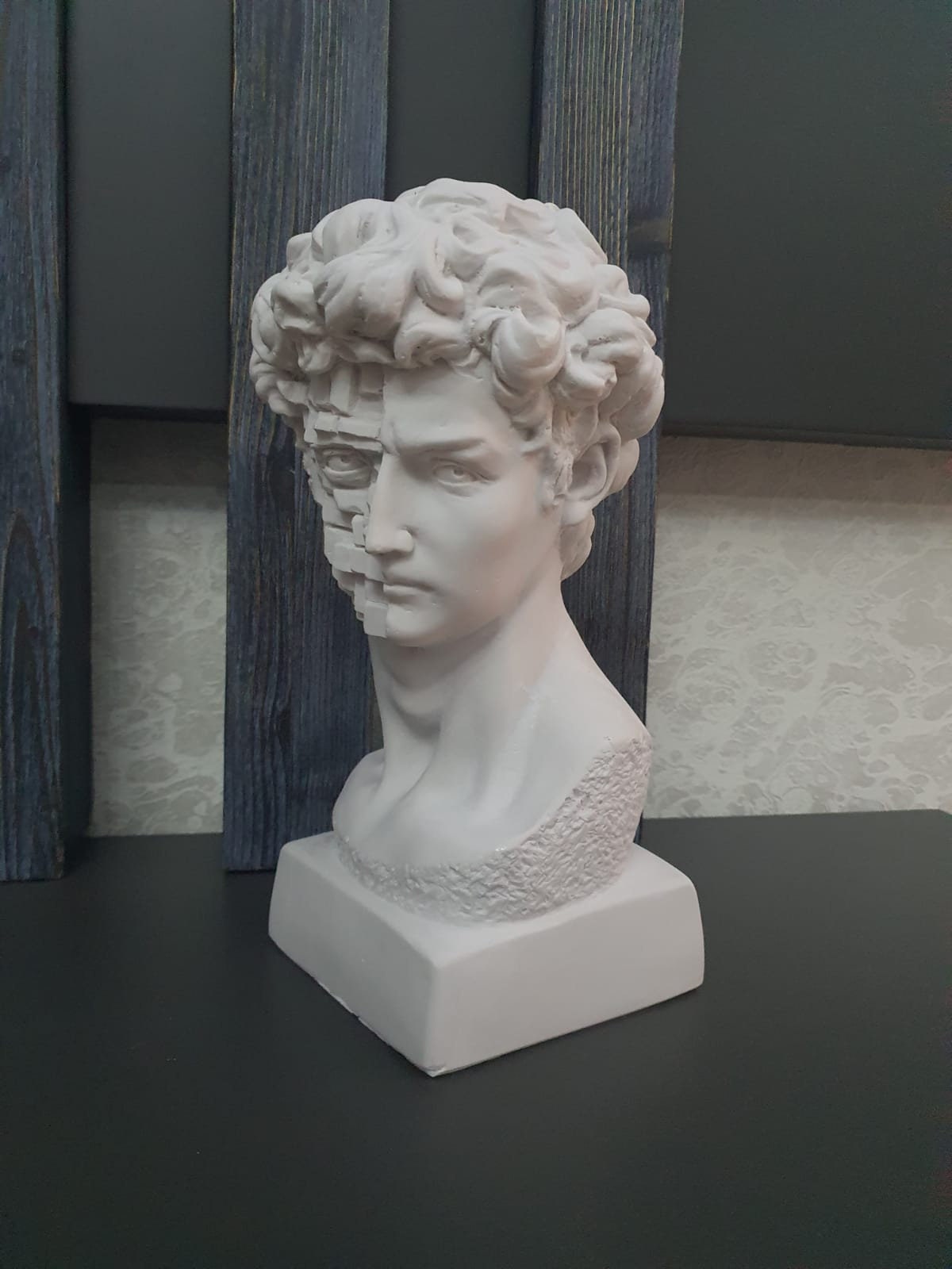 David Sculpture /pop Art Sculpture Bust/ Sculpture Handmade Etsy