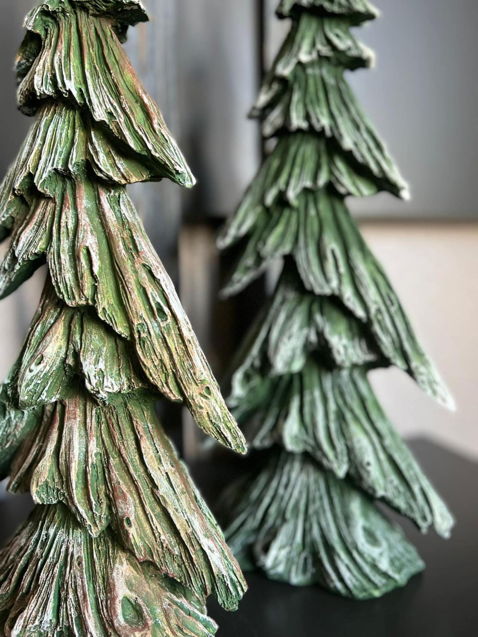 Pine Tree Christmas Pine Tree Decor Pine Tree Statue Etsy