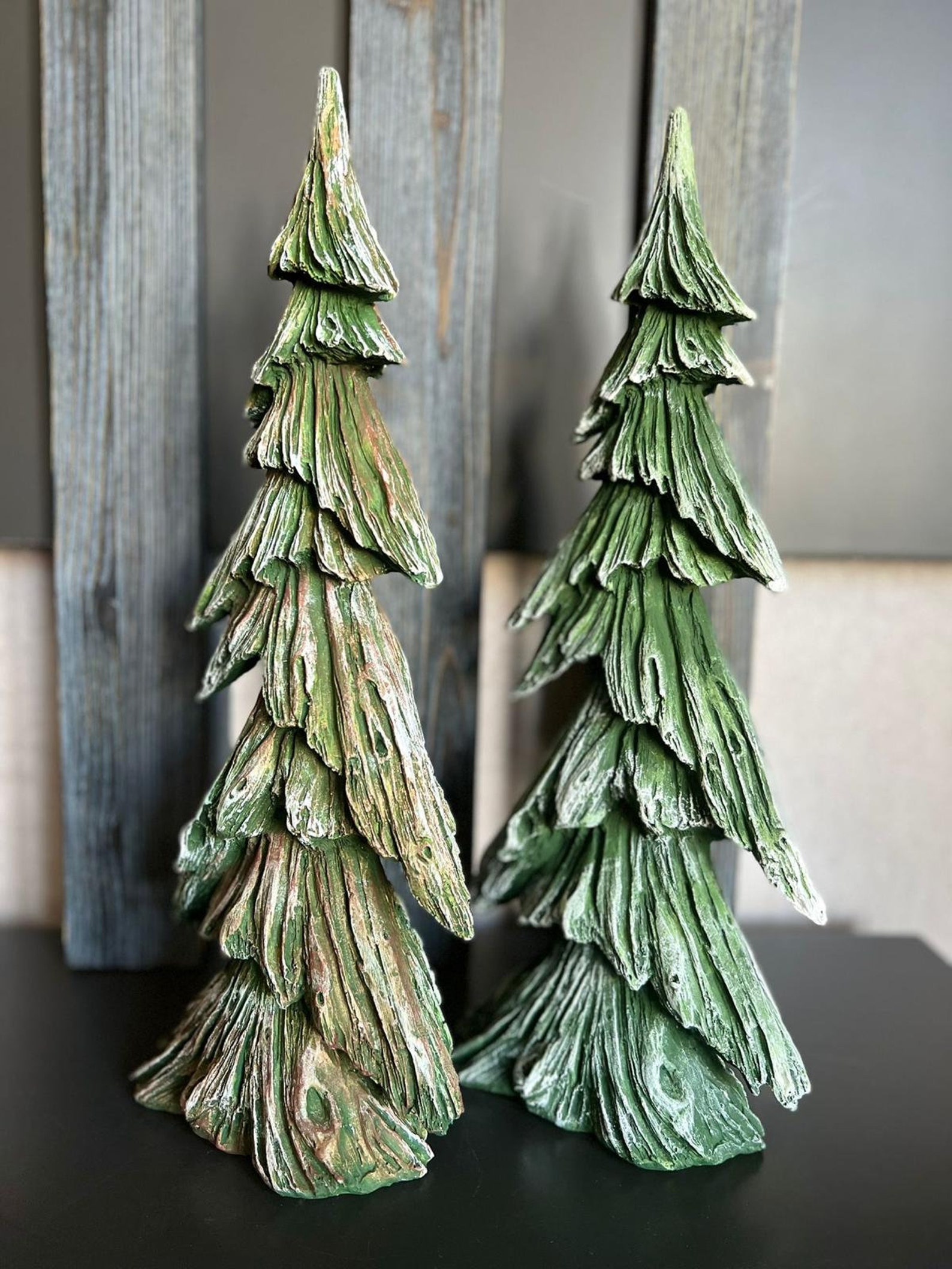 Pine Tree Christmas Pine Tree Decor Pine Tree Statue Etsy