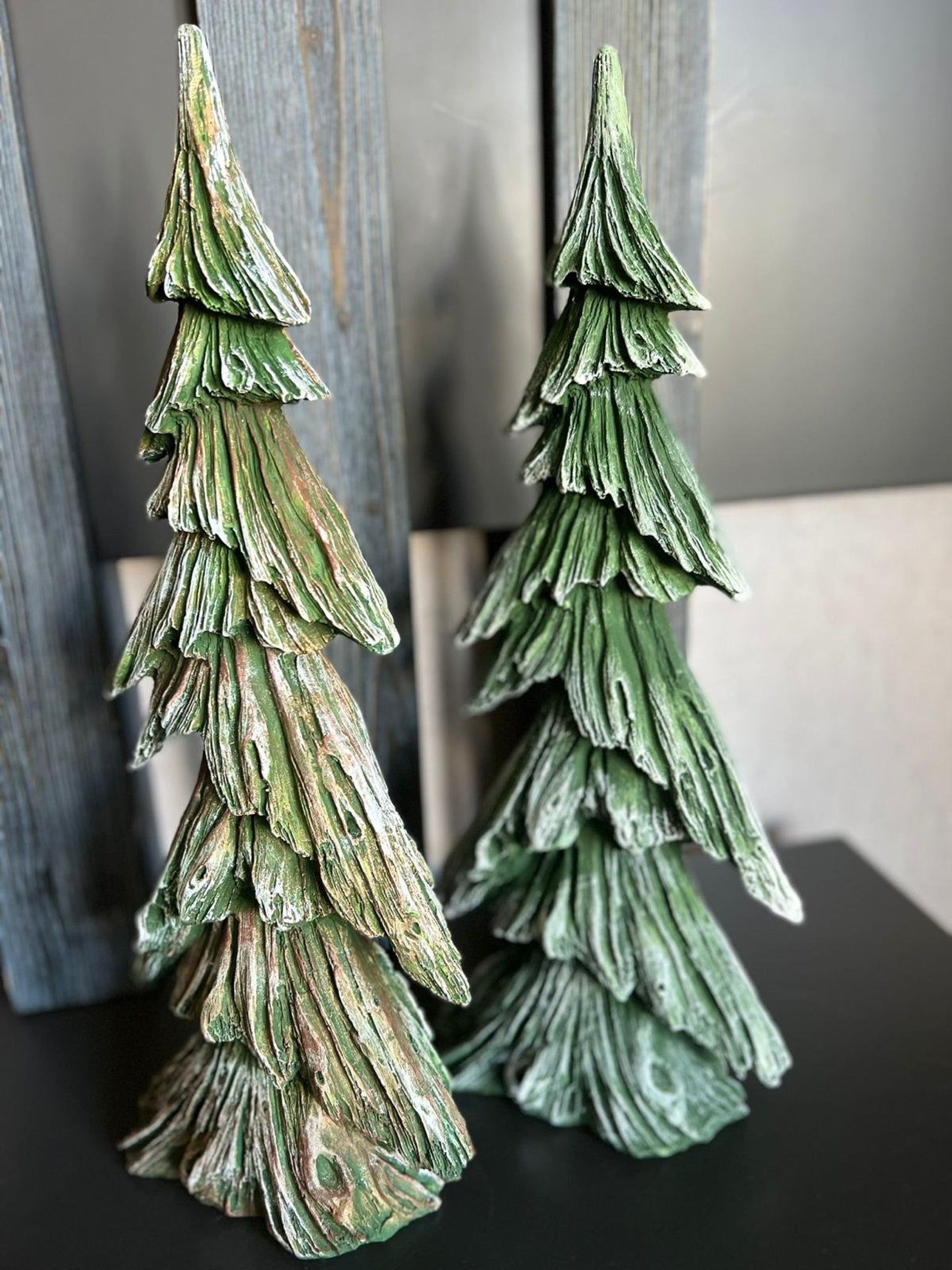 Pine Tree Christmas Pine Tree Decor Pine Tree Statue Etsy