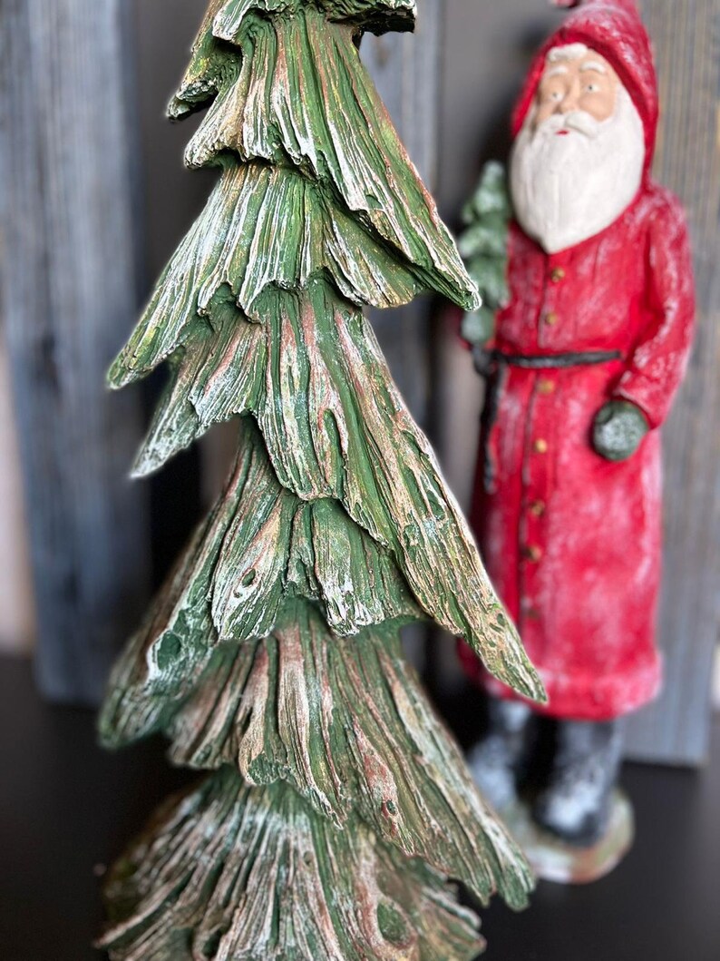 Pine Tree Christmas Pine Tree Decor Pine Tree Statue Etsy