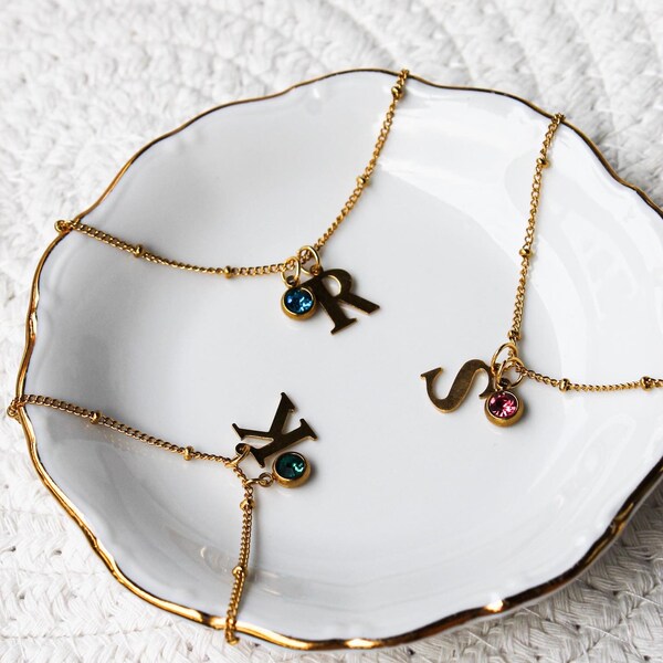 Letter Pendant - Etsy