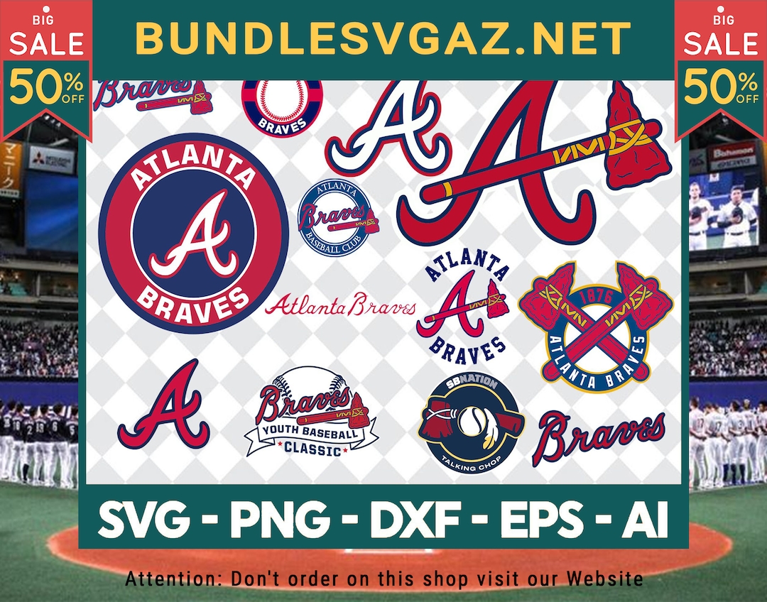 Braves-atlanta Svg Cut File Clipart Bundle Cutting File - Etsy