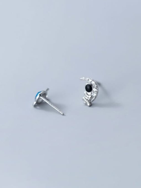 925 Sterling Silver Asymmetric Planet & Astronaut Earrings -  www.appdefensa.cl