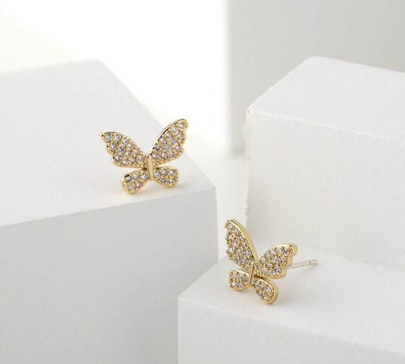 Butterfly Earrings Asymmetric Butterfly Earrings Butterfly - Etsy