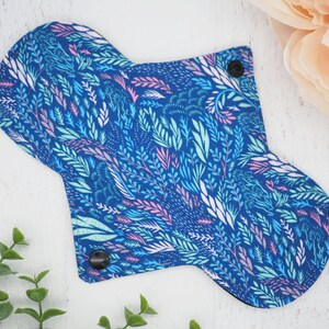 Reusable Menstrual Pad - Sea Breeze | Cloth Pad | Washable Pad | Period Pad | Sanitary Pad | Reusable Pantyliner | Mama Cloth
