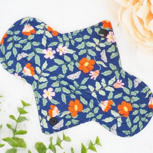 Reusable Menstrual Pad - Strawberry Fields | Cloth Pad | Washable Pad | Period Pad | Sanitary Pad | Reusable Pantyliner