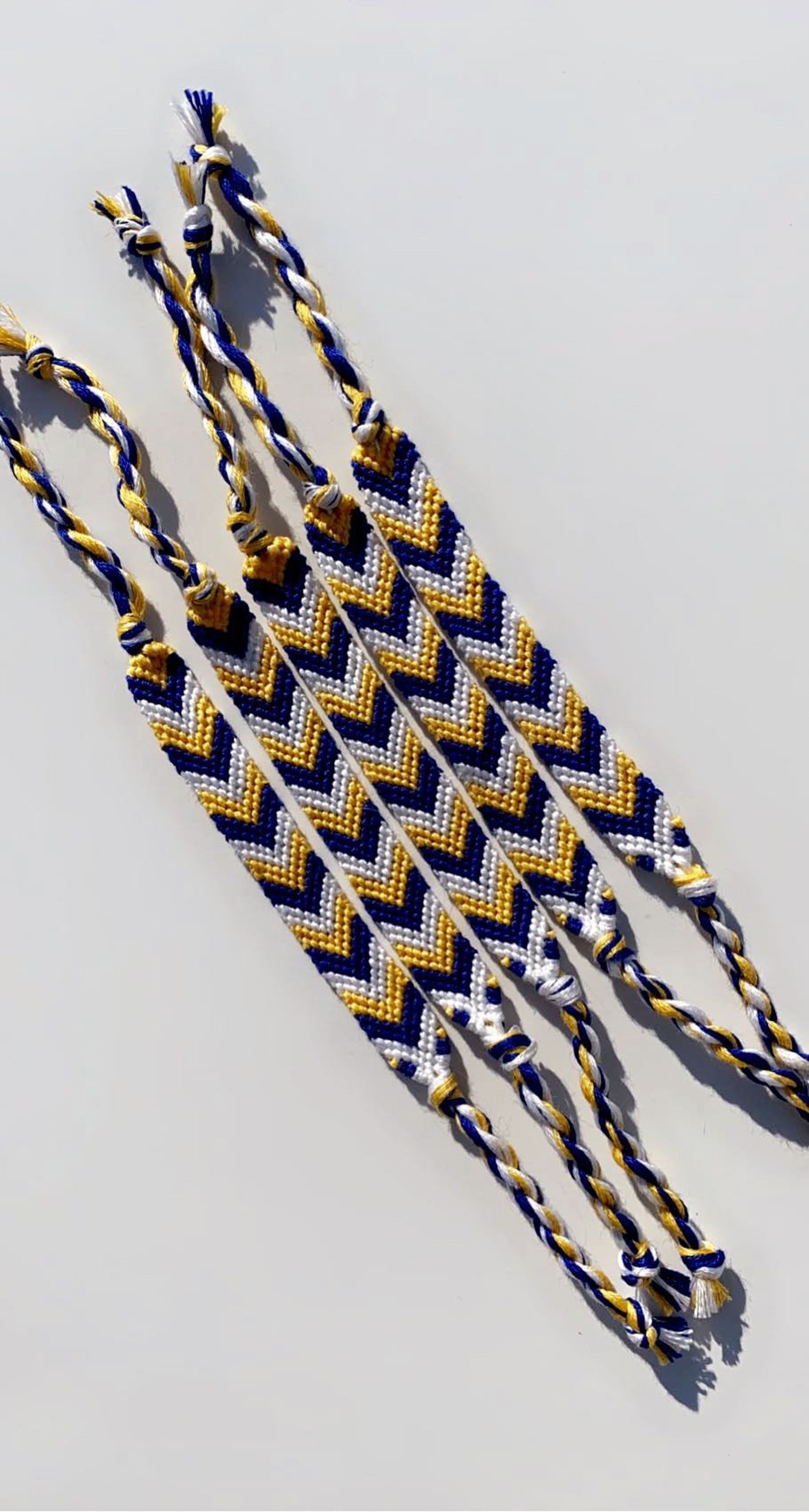 Custom Personalized Chevron Friendship Bracelets Etsy