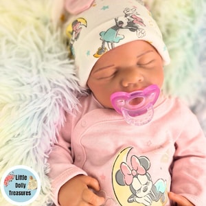 Silicone Girl Doll: 7 lbs 19" MEDIUM / Biracial Skin Tone, Realistic Reborn Baby