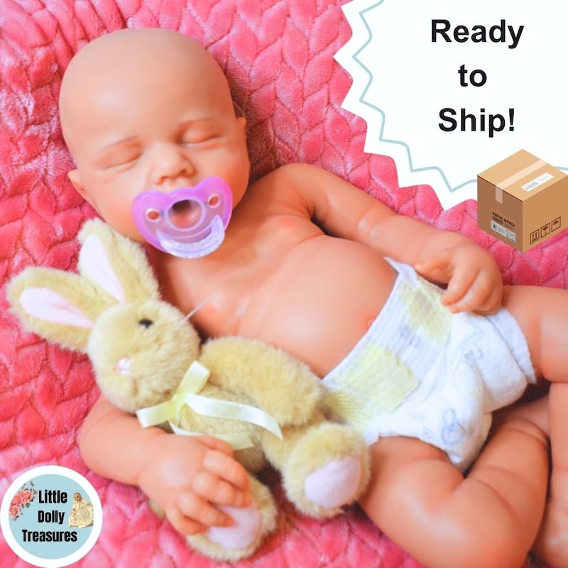 Realistic Silicone Baby Girl Doll with Accessories