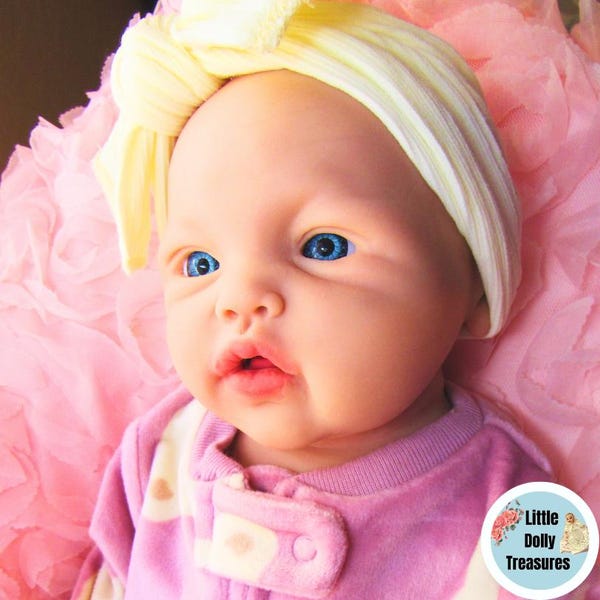 Silicone Reborn Doll 33cm Lifelike Painted Skin Open Mouth main image 0