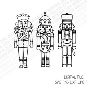 Download Nutcracker Silhouette Svg Christmas Svg Nutcracker Clipart Etsy