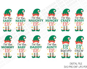 Download Elf Family Svg Etsy