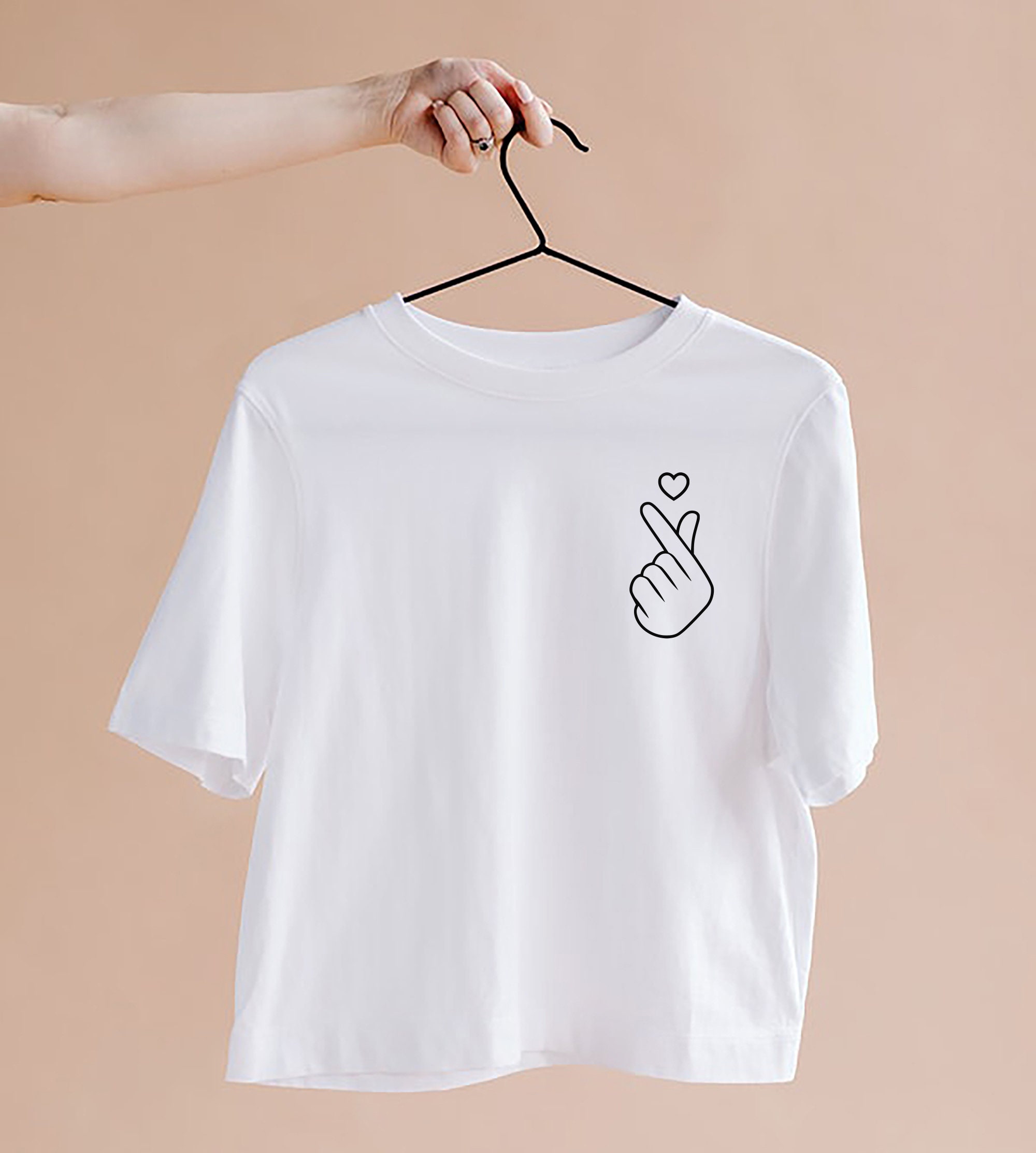 BTS Svg BTS Love Svg Finger Heart Svg Valentine's Day - Etsy