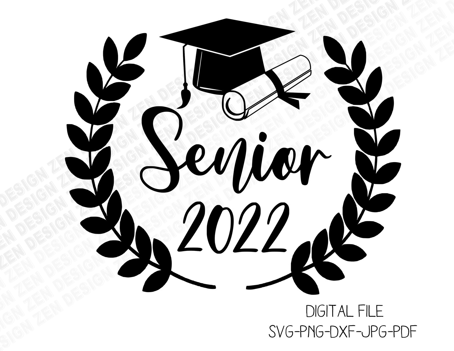 Senior 2022 Svg Senior Clipart Senior 2022 Graduate Svg Etsy