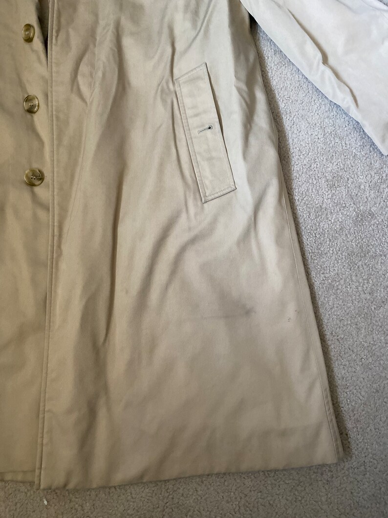 Vintage Burberry Khaki Trench coat