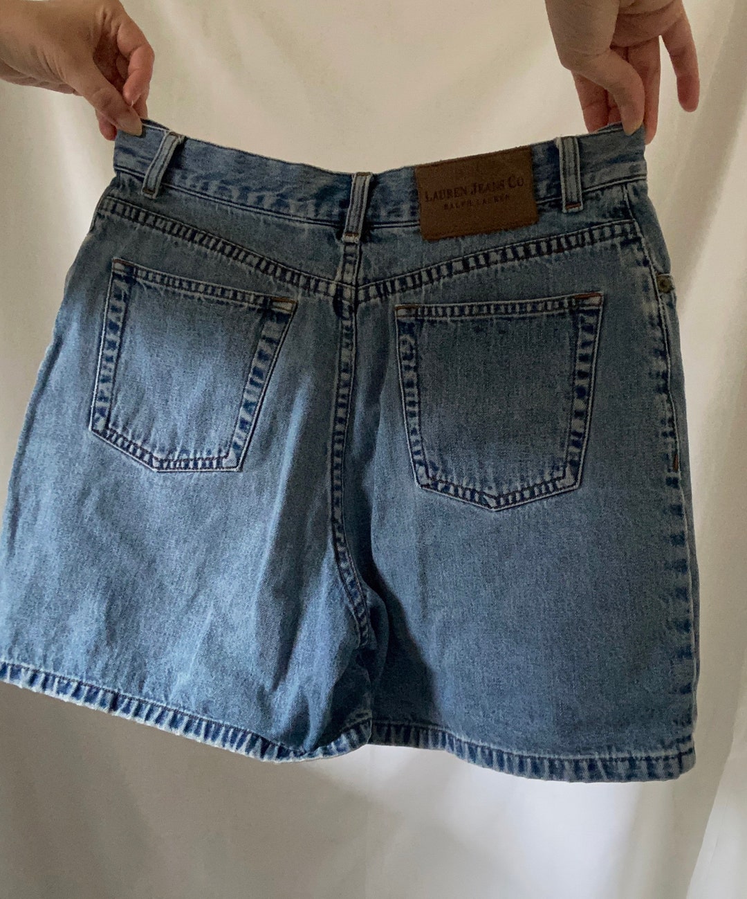 【★Ralph Lauren★Women's Vintage Denim Short Pony刺繍入り】 ☆Ralph Lauren☆Women's Vintage Denim Short Pony刺繍入り