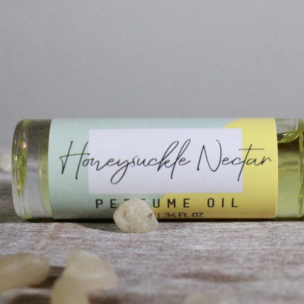 Honeysuckle Nectar Perfume Oil Roll-On Handmade Blend 10 ml Fragrance Oil Roller