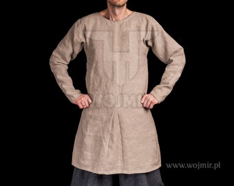 Viking linen tunic / CUSTOM size / best quality / made by WOJMIR