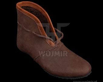Viking shoes / medieval shoes / larp shoes / BEST PRICE / made in EU / thick genuine leather / made to measure by Wojmir