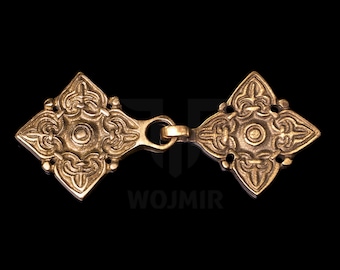 Viking clasp from Golubiszcze, klappenrock clasp, caftan buckle