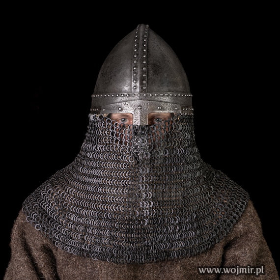 Gnezdovo helmet, face covered, great for reenactment, viking style