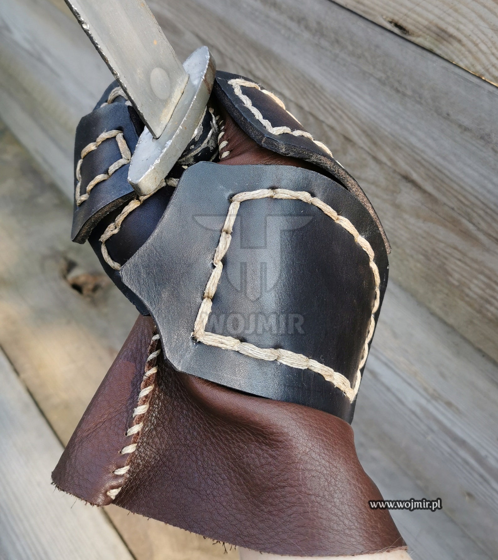 Armoured Leather Gloves for Viking Slavs Reenactment for Etsy