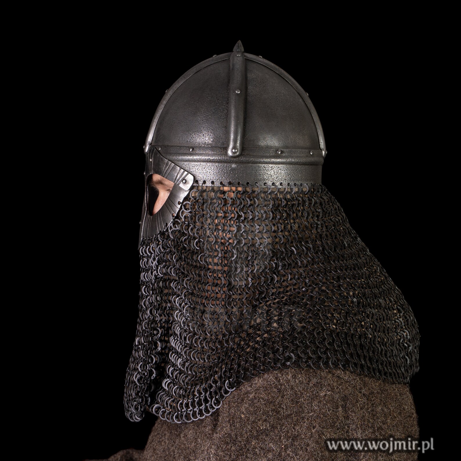 Gjermunbu Gjermundbu Helmet, Porous Steel, Face Covered, Great for Reenactment ...