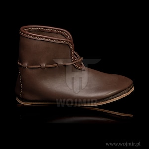 Birka footwear for Vikings, HAND SEWN boots made to measure by Wojmir