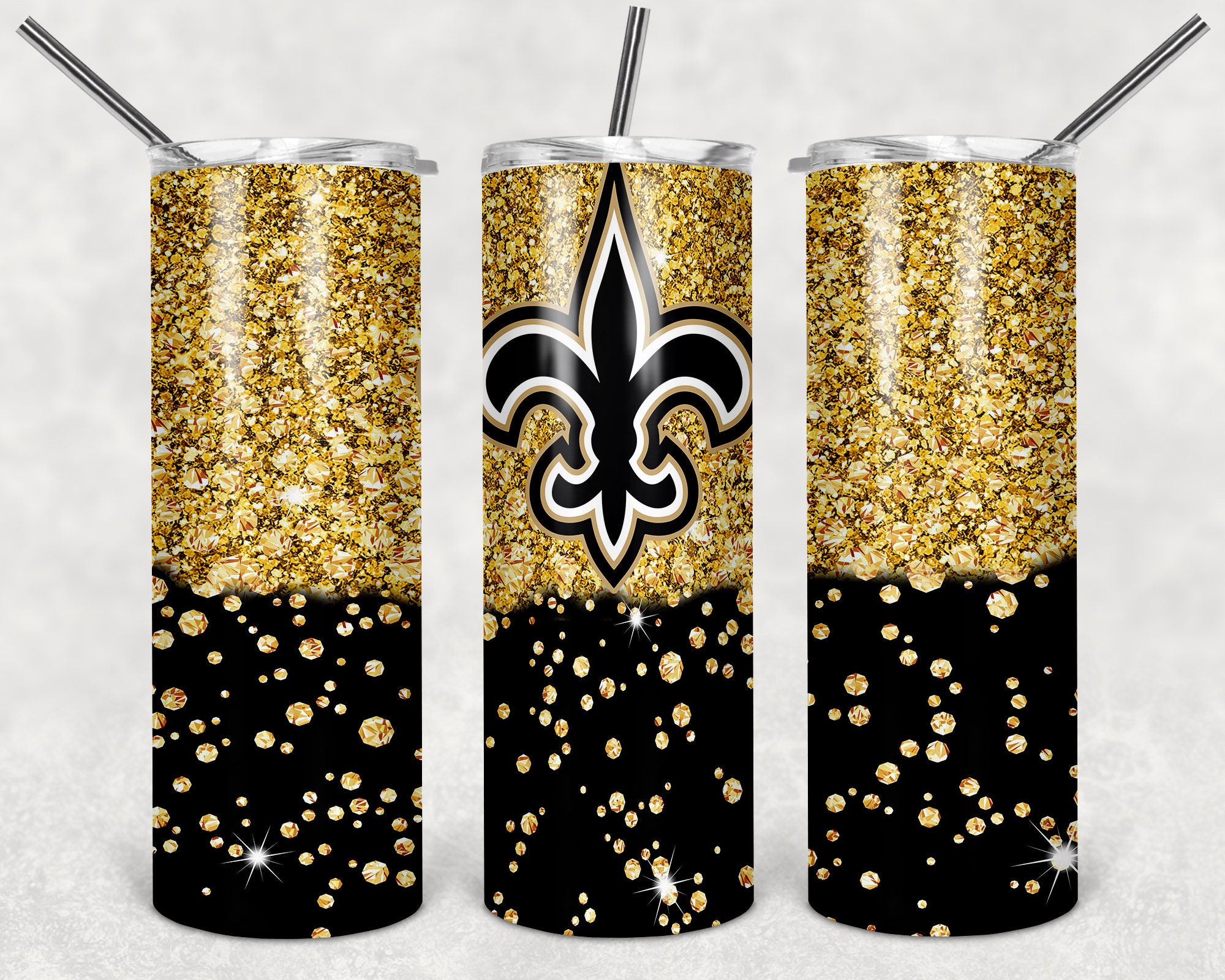 Saints yeti tumbler 2025