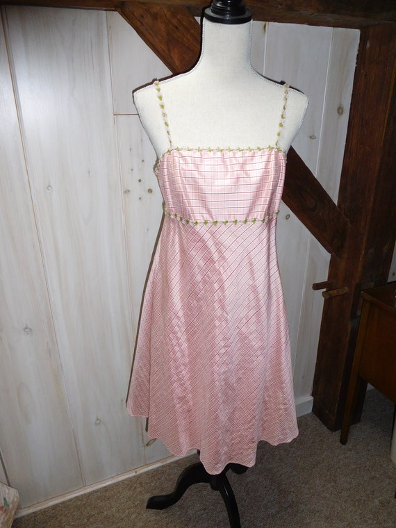 Vintage Isabel Ardee pink sun/cocktail dress - image 2