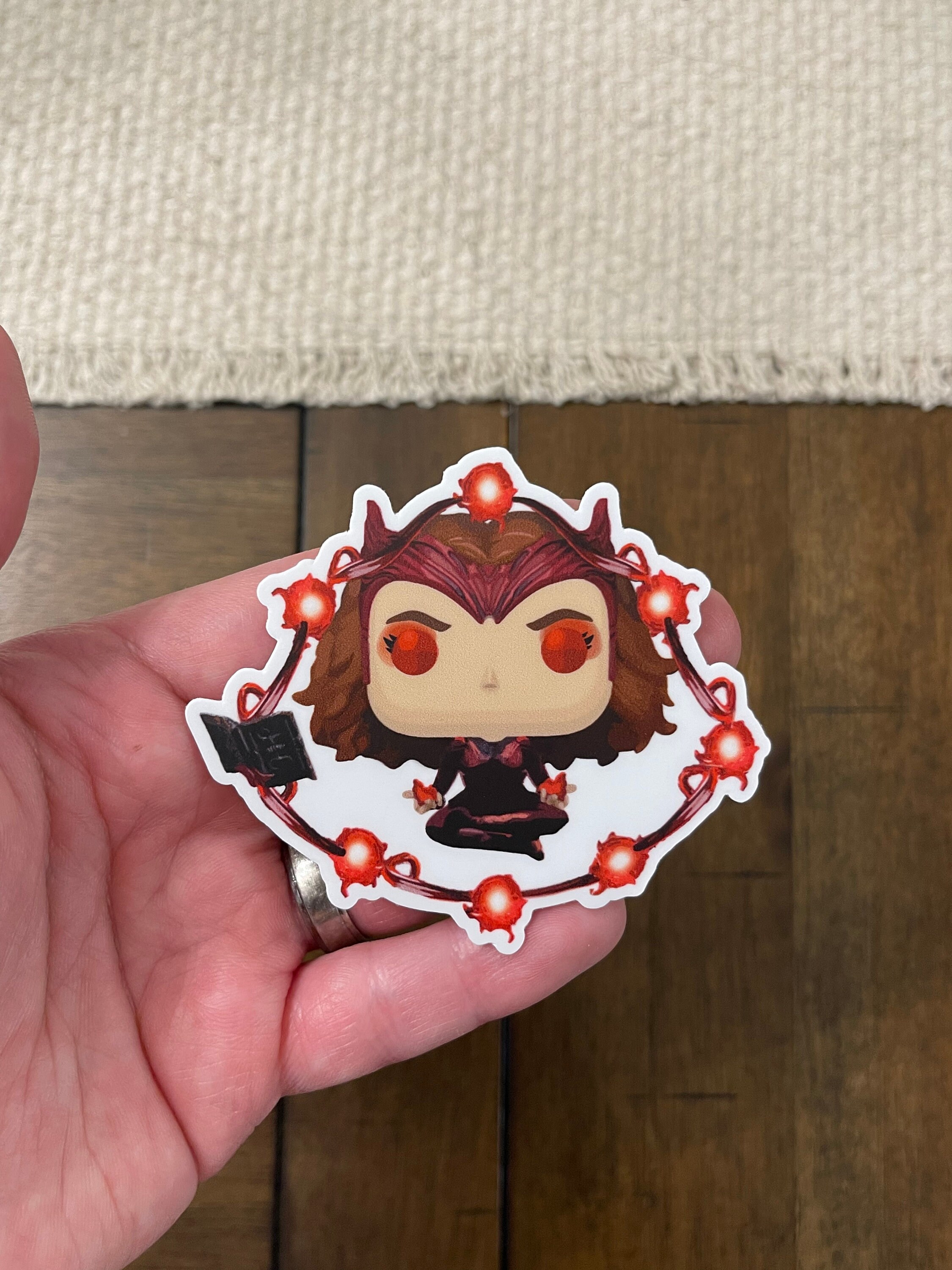 Scarlet Witch Die Cut Sticker - Etsy