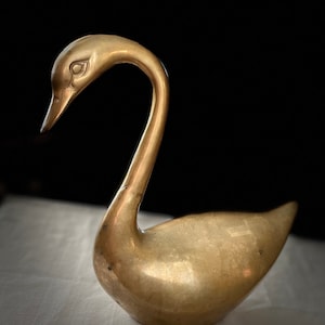 Mid Century Brass Goose