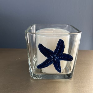 Beautiful starfish candle holder is stunning in any coastal decor or beach theme. image 2