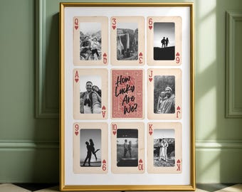 Couples Personalized Photo Print: Custom couples Gift, “How Lucky Are We”