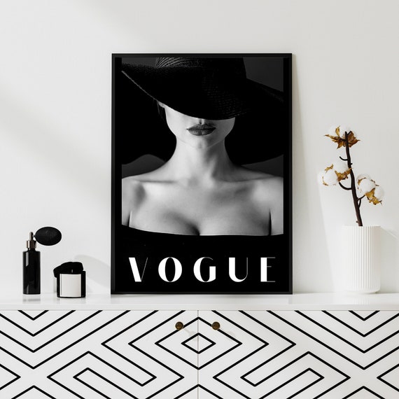 Vogue Fashion Art Print High Fashion Wall Art Bedroom Art 