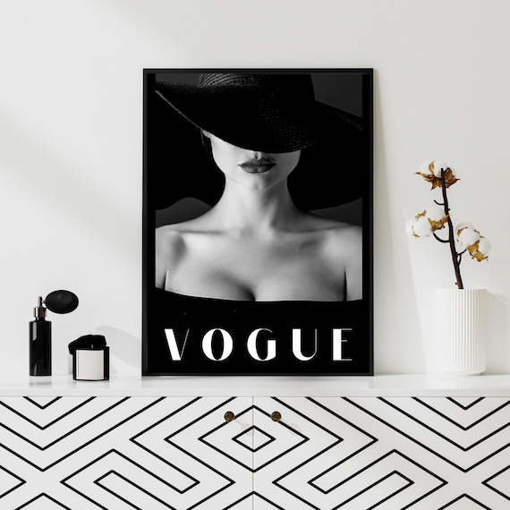 Vogue Fashion Art Print High Fashion Wall Art Bedroom Art 