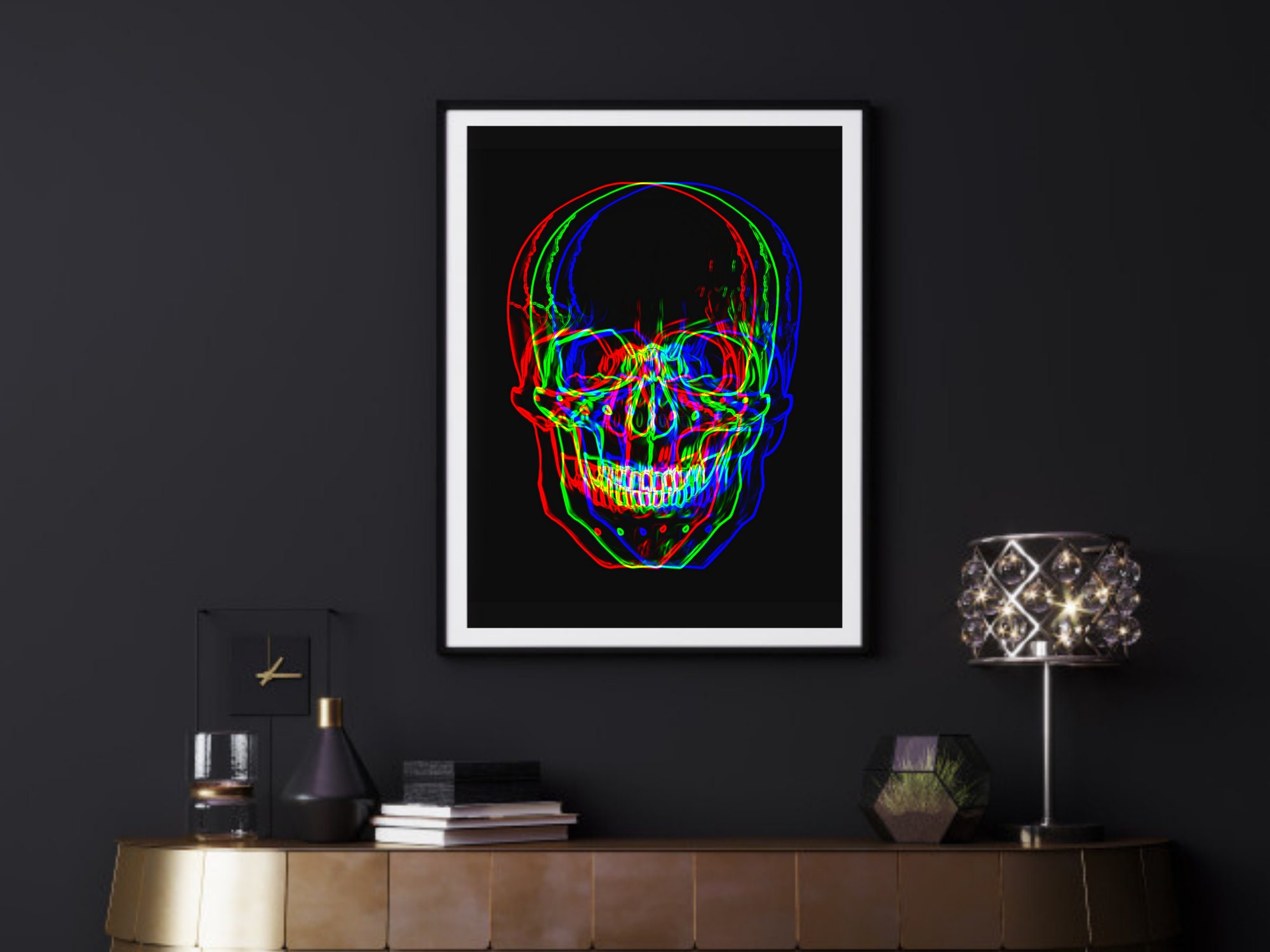 Wall Art Print Glitch Legendary, Gifts & Merchandise