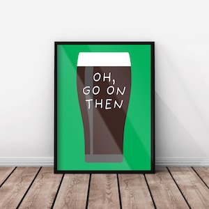 Printable Pint art print, bar wall art, black pint pop art, Guinness art print, home art print, Guinness beer poster instant download art